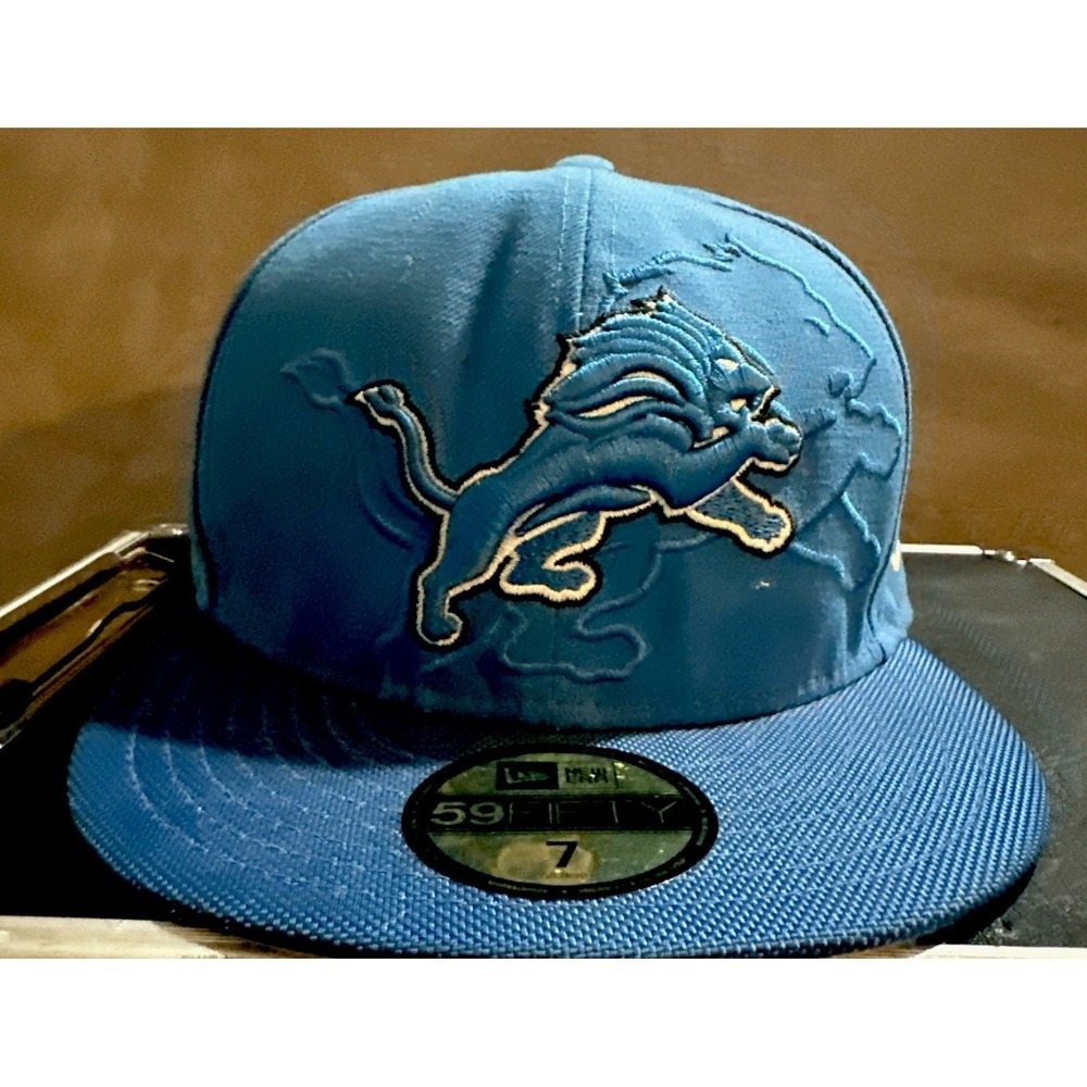 Detroit Lions 59Fifty Fitted Hat 7